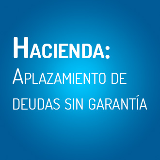 Aplazamiento en Hacienda